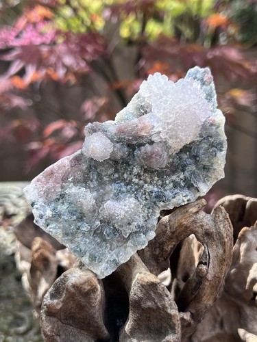 Amethyst green flower large - amethyst,