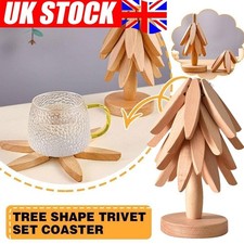 Christmas Tree Trivet Set for