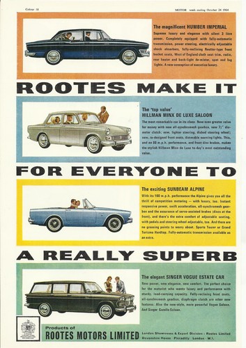 Rootes humber imperial singer - rootes,