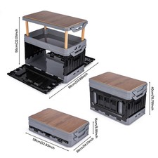 Foldable Storage Crate with