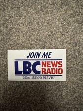 Vintage LBC News Radio Sticker