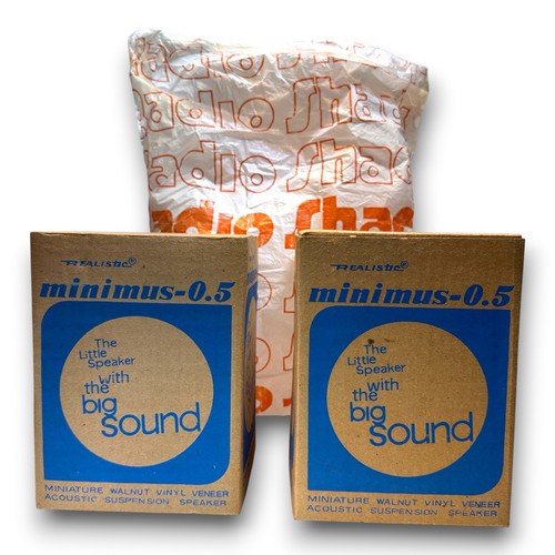 Realistic minimus speakers - .5,