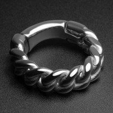 Cuban Link Hoop Surgical Steel