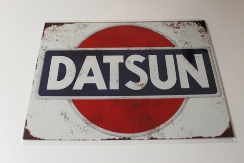 Datsun nissan retro - datsun,, metal