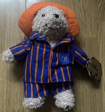 Vintage Paddington Bear Teddy in Pyjamas and Orange Hat Collectible Teddy Bear