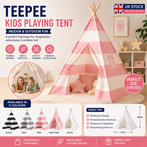 Large canvas teepee - tent, for