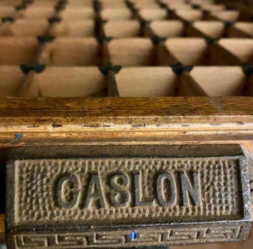 Rare antique caslon co - caslon,
