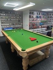 Oak Snooker Table 9ft