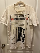 THE VELVET UNDERGROUND by Michael Leigh t-shirt thrashed vintage 1990 Lou Reed