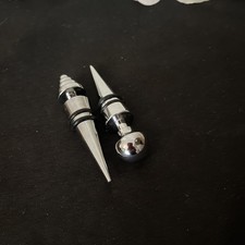 Two Metal Wine Bottle Stoppers