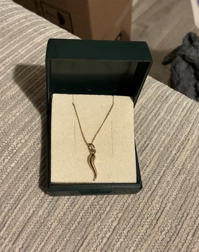 9kt gold necklace - gold, chain