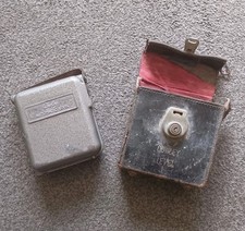 Vintage 1940's Cowley Automatic Level Original Leather Case