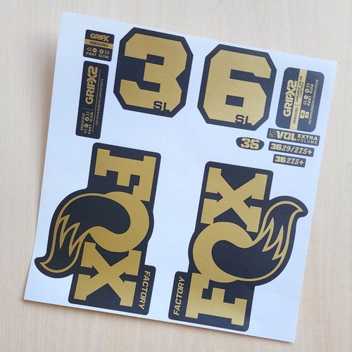 Fox fork stickers 2026 - fox, sl