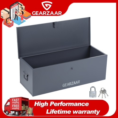 Metal tool box with lock - metal,