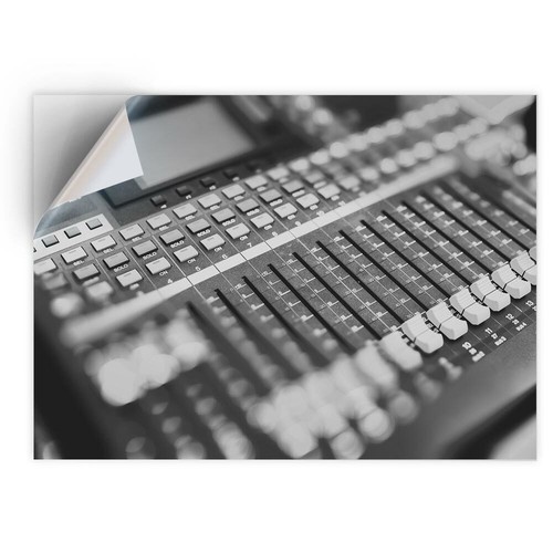 Vinyl sticker bw - x,