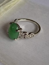 Beautiful Oval Green Marble