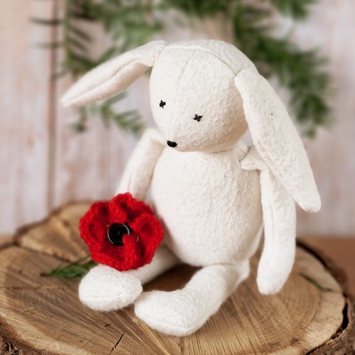 Felt bunny doll soft toy - bunny,
