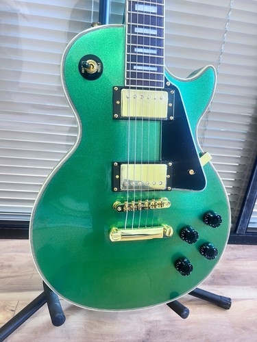 Metallic green sparkle - metallic, lp