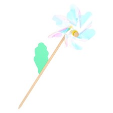 1PC Garden Windmill Stake Lawn Windmill Toy Outdoor Yard Stake Windmill