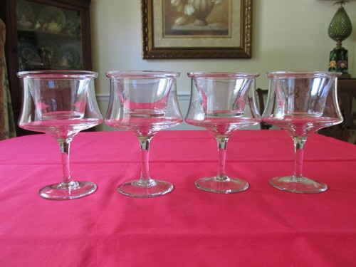 Set vintage clear - clear, glass