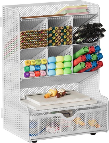 Tier mesh desk - tier, tidy