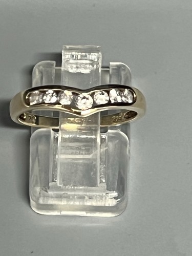 9ct ladies wishbone ring - ladies,