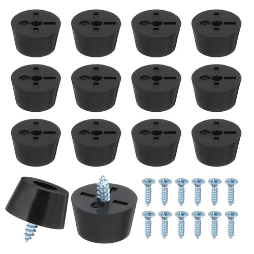 Set rubber feet 15x12x8mm - rubber, feet,