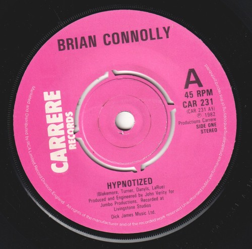 Brian connolly hypnotized - brian, 7"