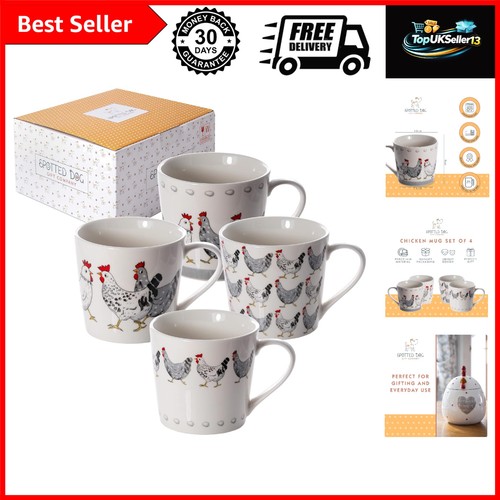 Chicken mugs set 380ml - chicken,