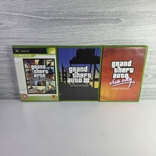 Grand Theft Auto Bundle Lot The Xbox Collection Vice City San Andreas 3 Original