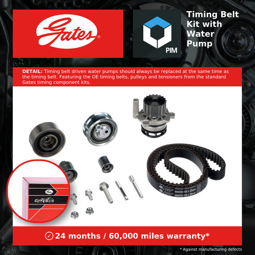 Timing belt water pump kit - timing,