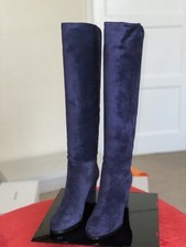 Jimmy Choo Ladies Blue Knee