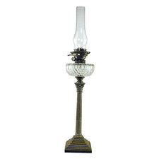 Complete Column Oil Lamp with