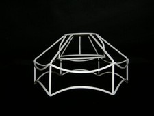 CLASSIC RETRO STYLE 8" DOUBLE SCALLOPED  LAMPSHADE FRAME  