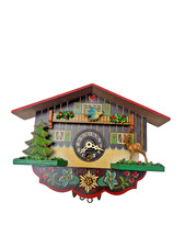 Vintage German Kienzler Small-Miniatur Cuckoo Clock For Parts Or Repair
