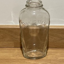 Vintage Brylcreem Glass Bottle