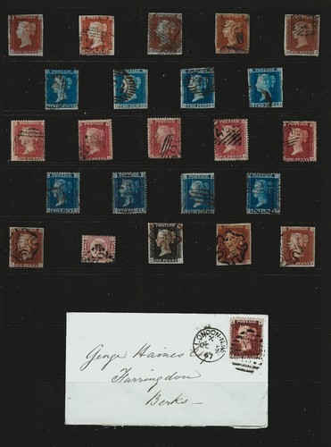 Penny black and various - qv,