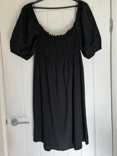 George asda black broderie - asda,