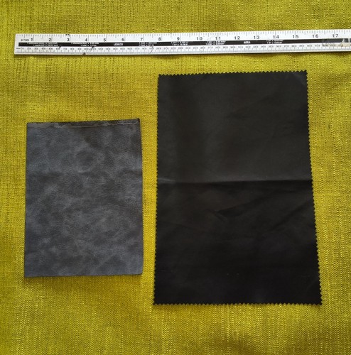 Pieces faux leather samples - faux,