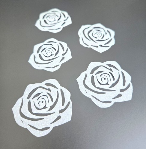 Rose bud rosette flower - , iron