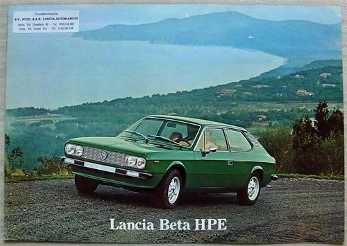 Lancia beta hpe car - lancia,