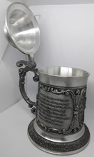 Pewter Beer Mug Vintage