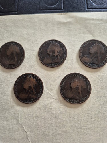 1899 one penny queen - 5,