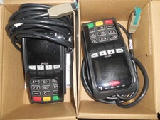 two  Ingenico IPP350 Card Machine Terminals with cable - VGC boxed