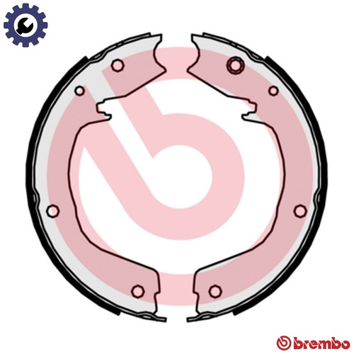 Brake shoe set parking - brake,