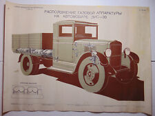 Original ZIS-30 vehicle gas
