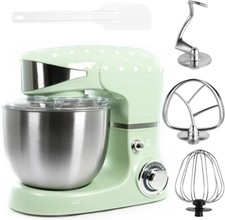 STAND MIXER Kalorik Vintage Retro Style Mint Polka Dot 1000W 5L Food Bowl M3014