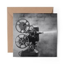 1 x Blank Greeting Card BW -