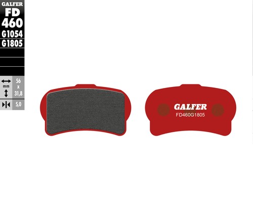 Brake pads kh644 - trial,, gas