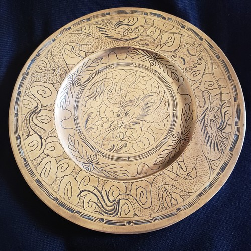 Antique chinese brass dragon - chinese,